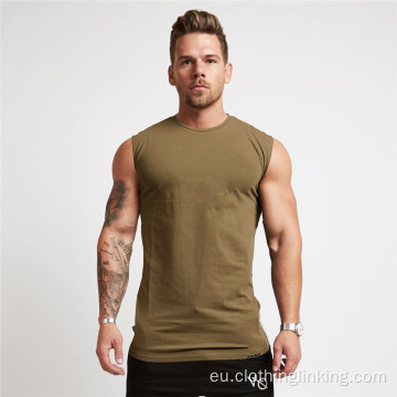 Gizonentzako Muscle Shirt Gym Training